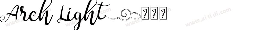 Arch Light字体转换